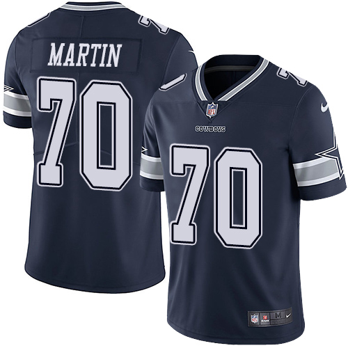 2019 men Dallas Cowboys #70 Martin blue Nike Vapor Untouchable Limited NFL Jersey style 2